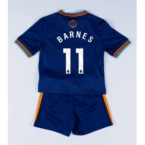 Newcastle United Harvey Barnes #11 Tredjeställ Barn 2025-26 Kortärmad (+ Korta byxor)